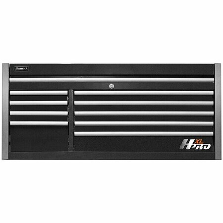 HOMAK HXL Pro Series 60'' Black 10-Drawer Top Chest HX02060101 571HX0260101